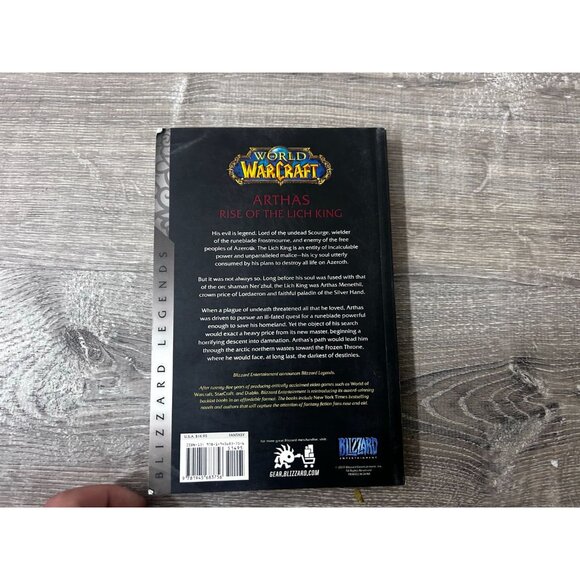 World of Warcraft Arthas Rise of the Lich King by Christie Golden Hardcover 2009 - Picture 4 of 5